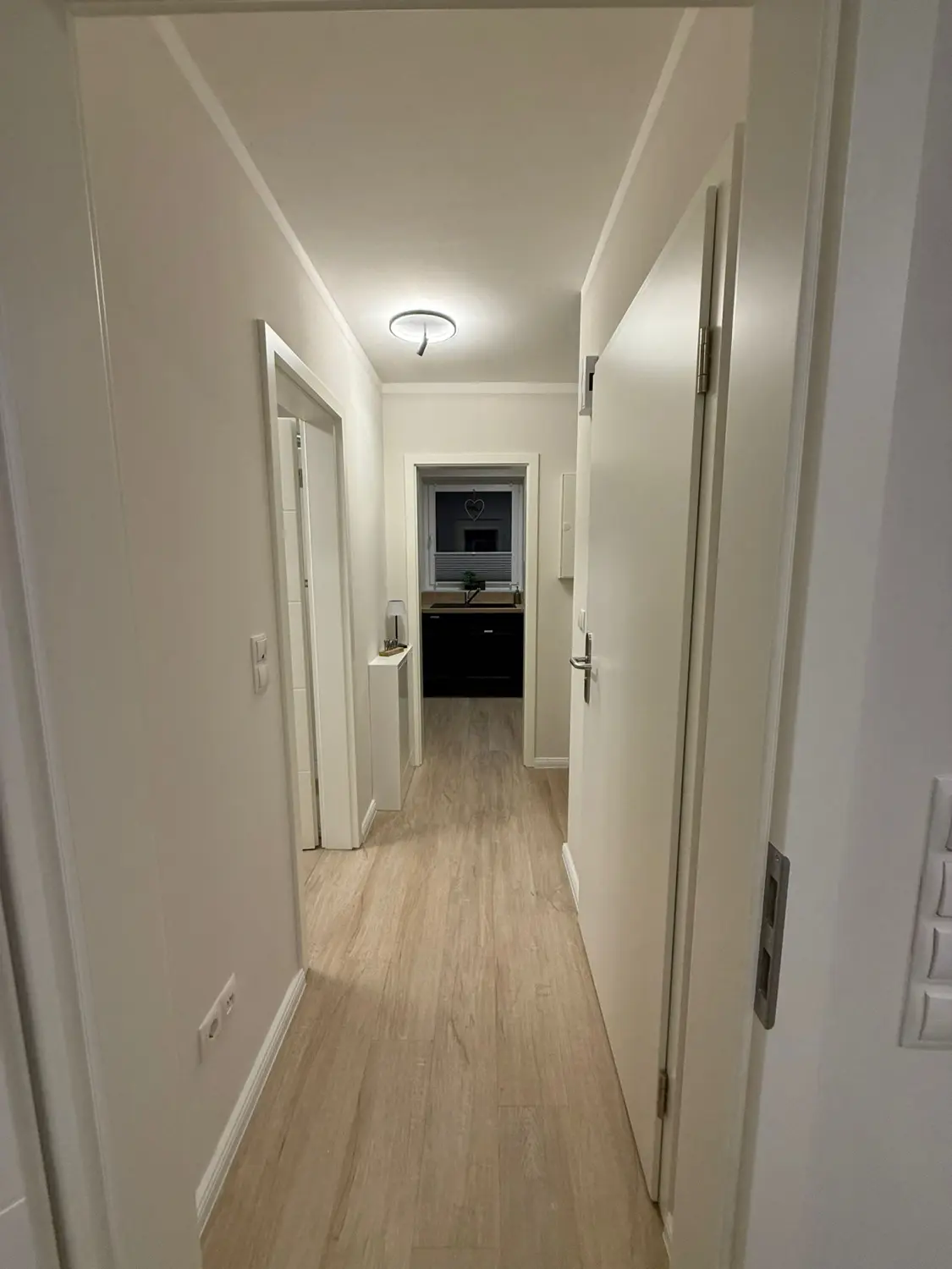 Kleiner Flur in der Wohnung von Ferienwohnung Heimathafen & Hafenkante