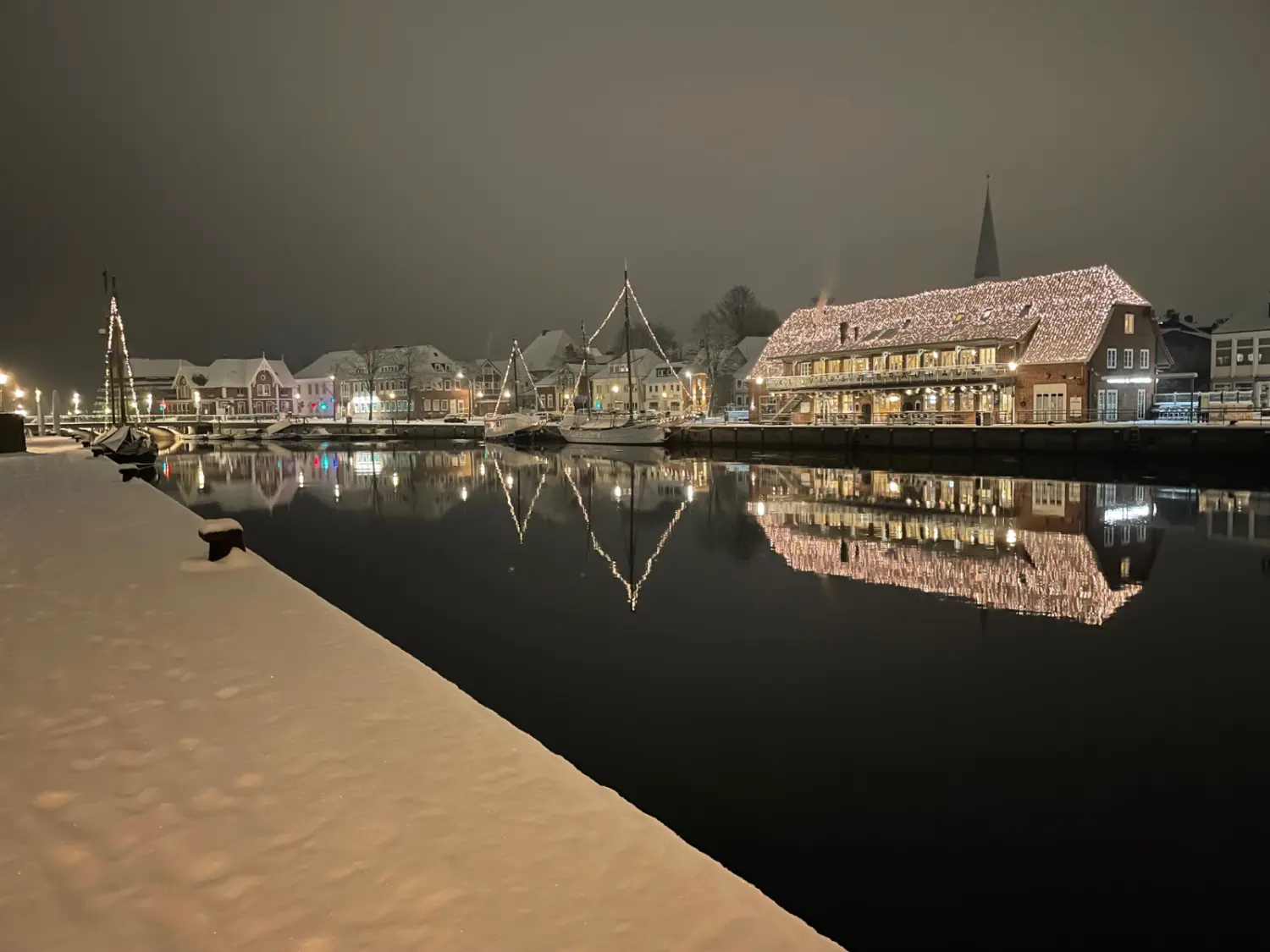 Fluss von Ferienwohnung Heimathafen & Hafenkante