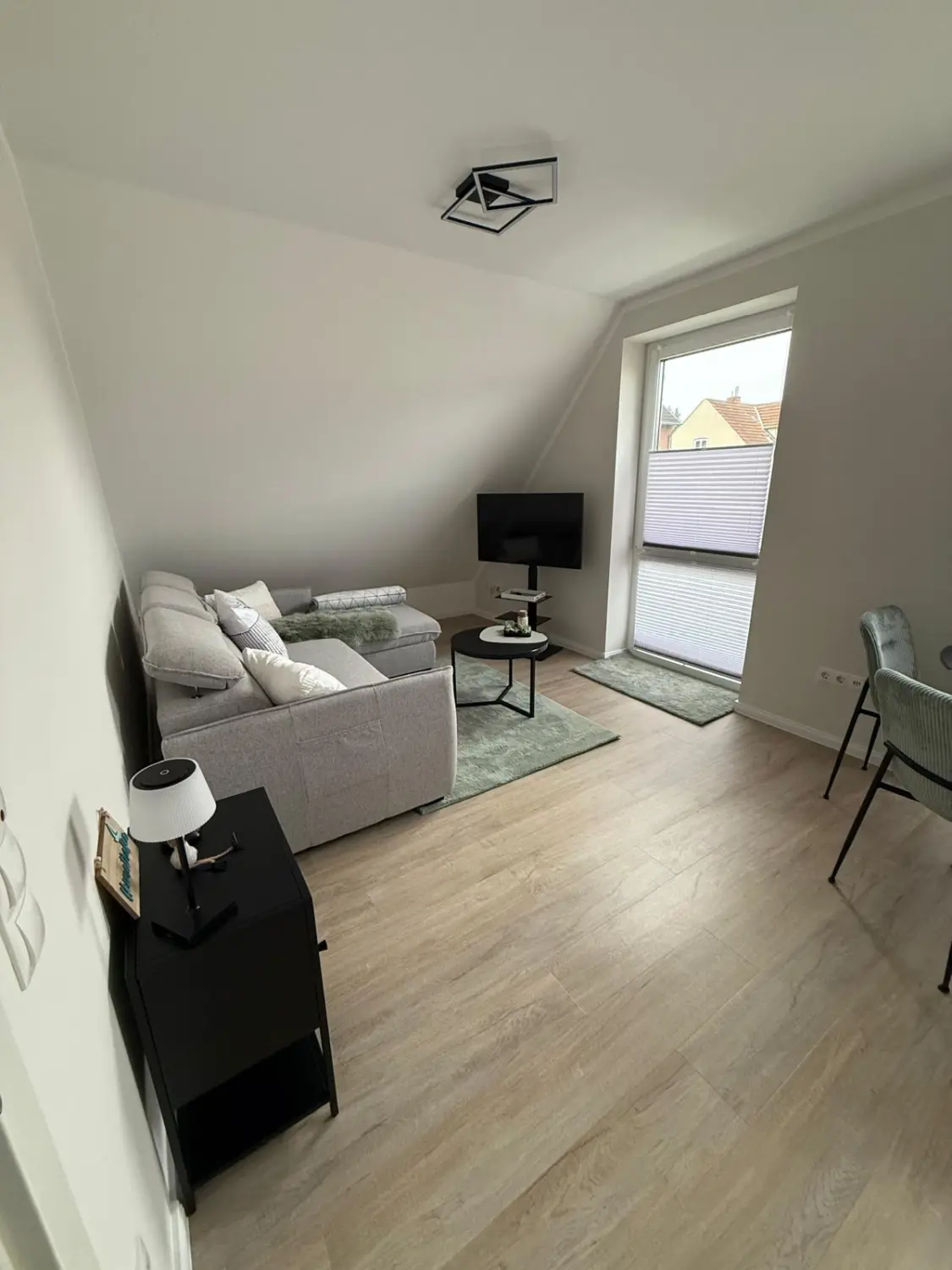 Wohnzimmer von Ferienwohnung Heimathafen & Hafenkante