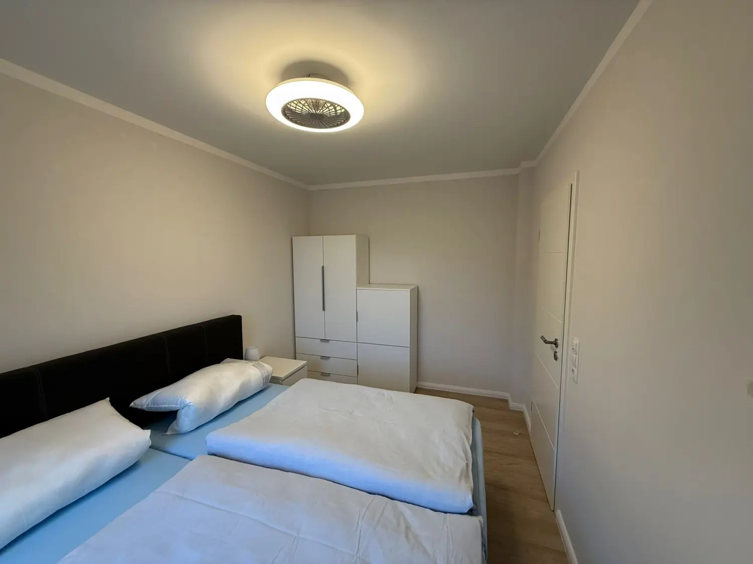 Schlafzimmer von Ferienwohnung Heimathafen & Hafenkante