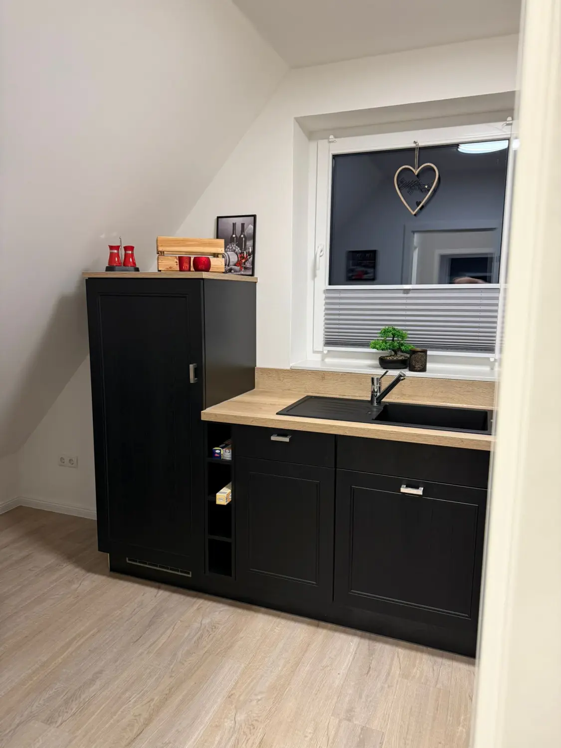 Küche von Ferienwohnung Heimathafen & Hafenkante