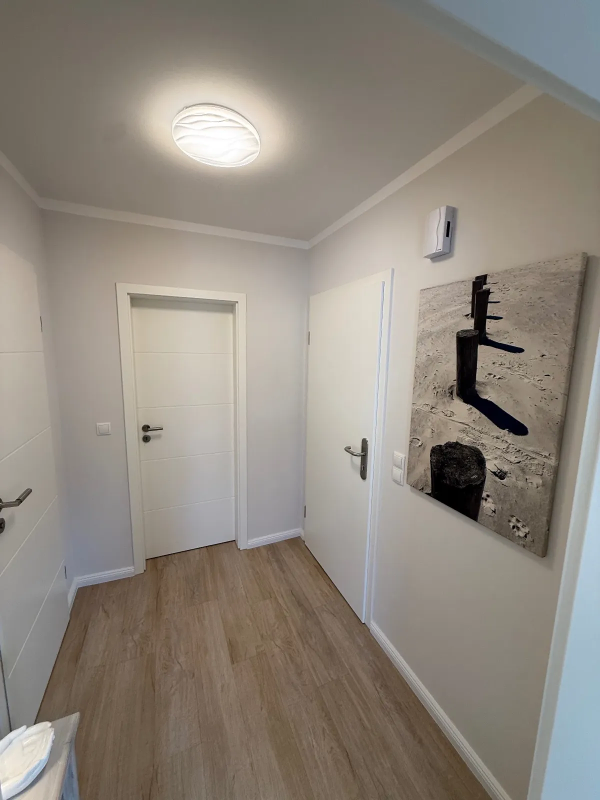 Schlafzimmer von Ferienwohnung Heimathafen & Hafenkante