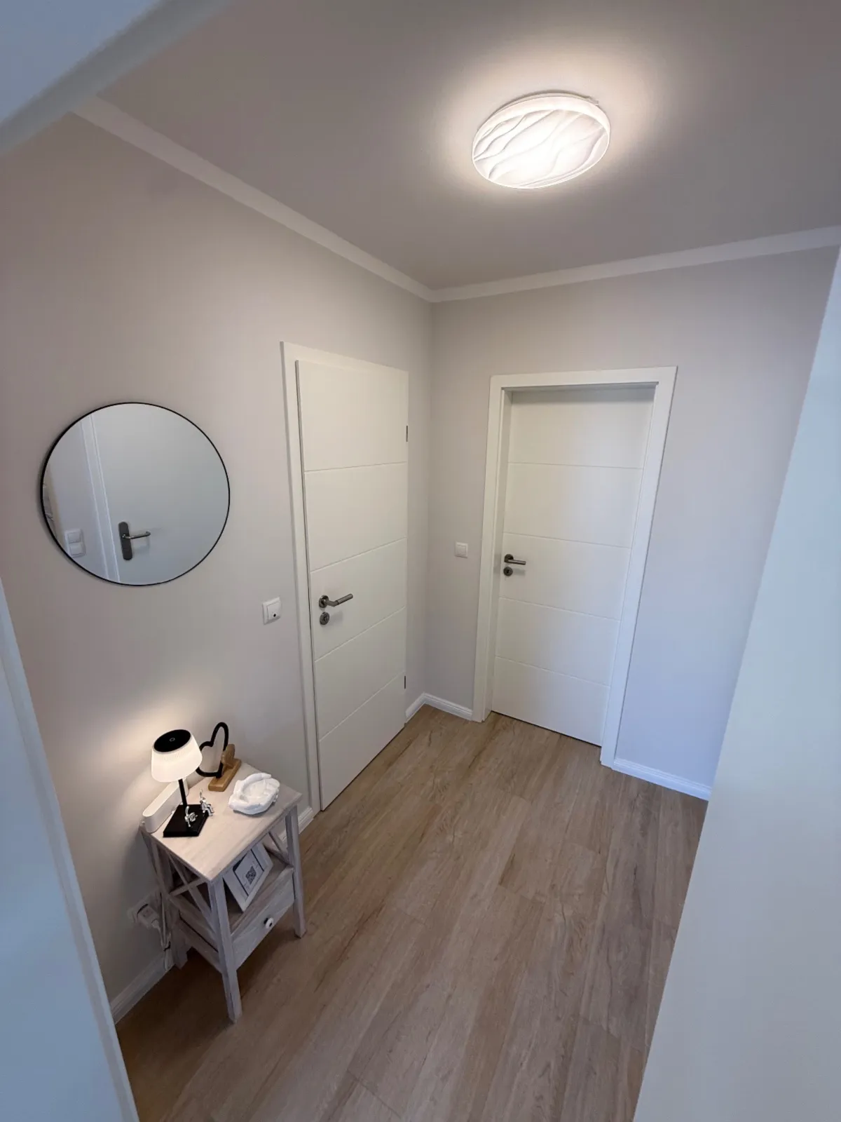Schlafzimmer von Ferienwohnung Heimathafen & Hafenkante