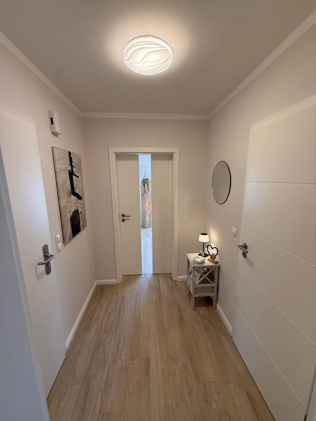 Schlafzimmer von Ferienwohnung Heimathafen & Hafenkante