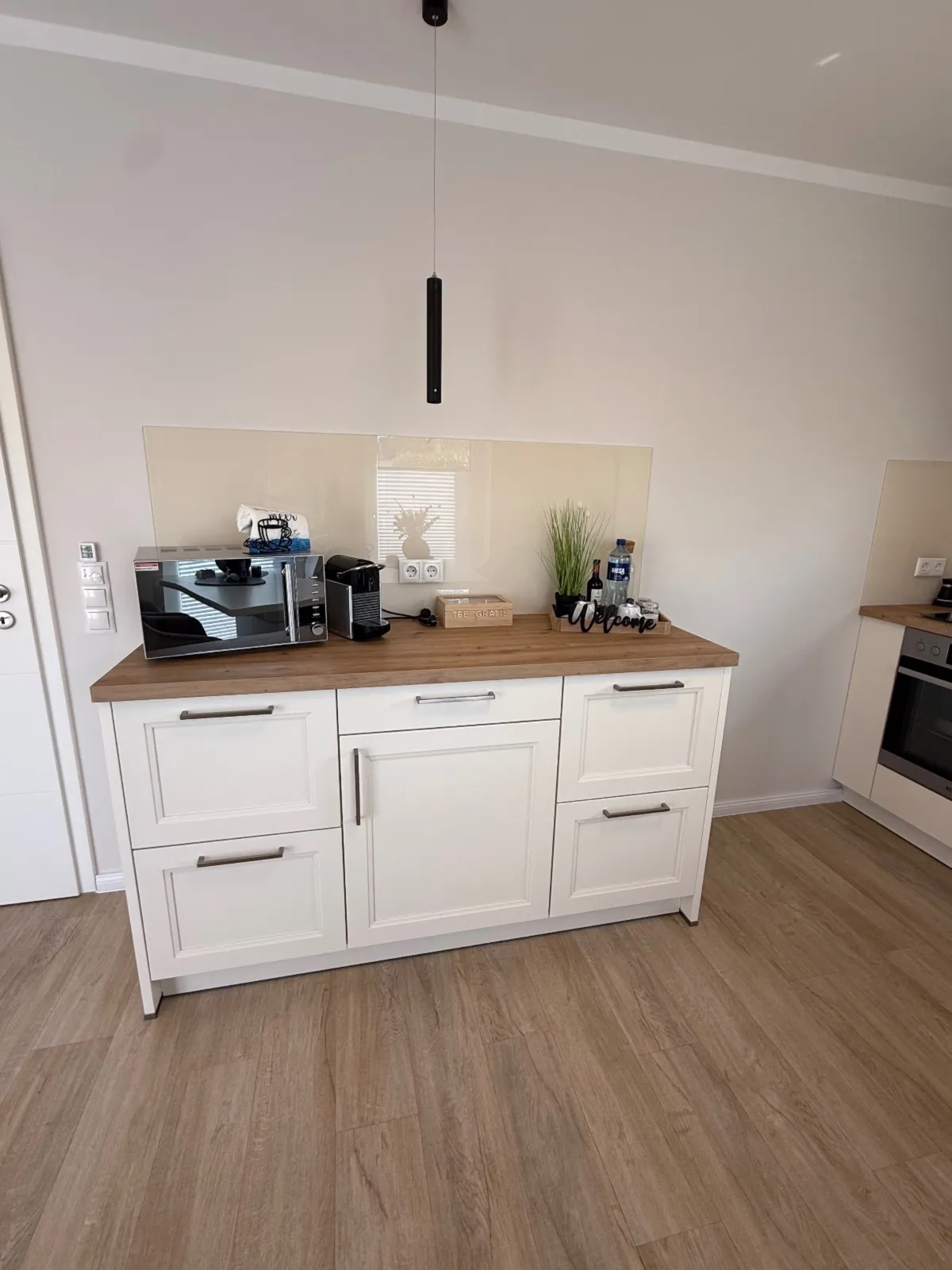 Küche von Ferienwohnung Heimathafen & Hafenkante