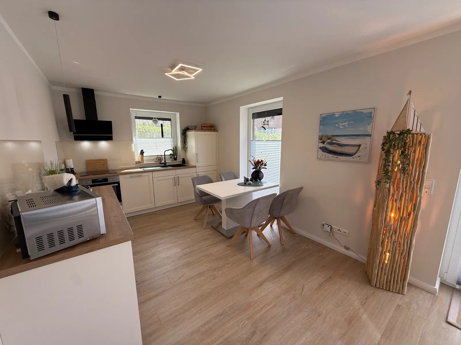 Küche von Ferienwohnung Heimathafen & Hafenkante